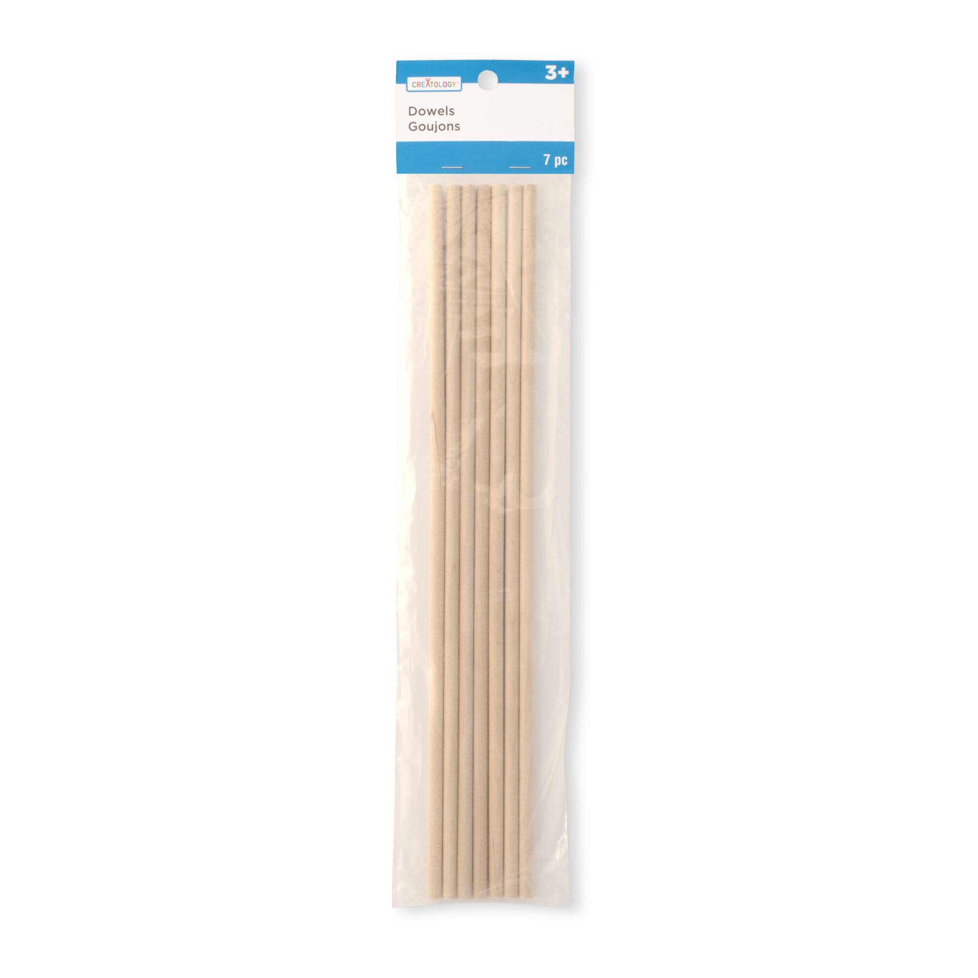12 Packs: 7ct. (84 total) 1/4" x 12" Wooden Dowels by Creatology™